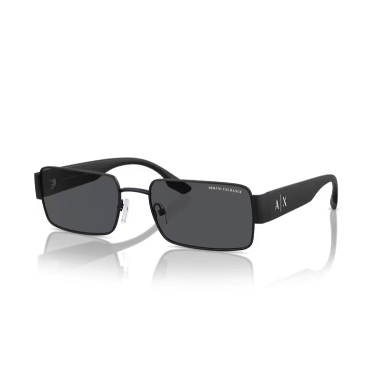 Armani Exchange Matte Black Frame with Dark Grey Lens