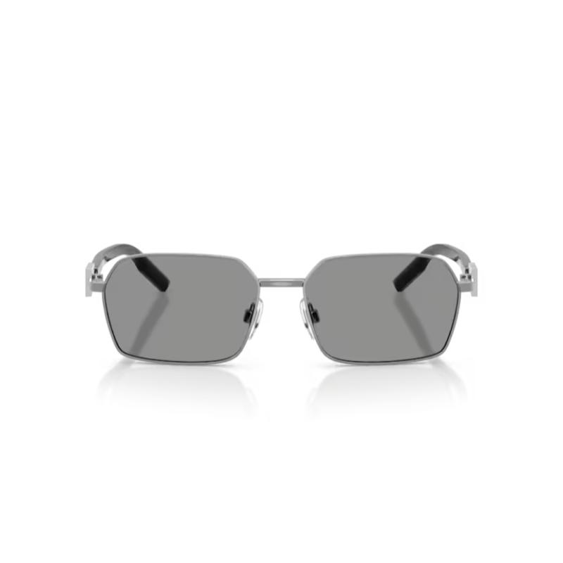 Dolce & Gabbana DG2316 Sunglasses Gunmetal Frame with Grey Lens