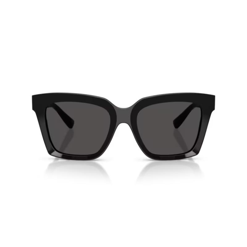 Dolce & Gabbana DG4498 Sunglasses Black Frame with Dark Grey Lens