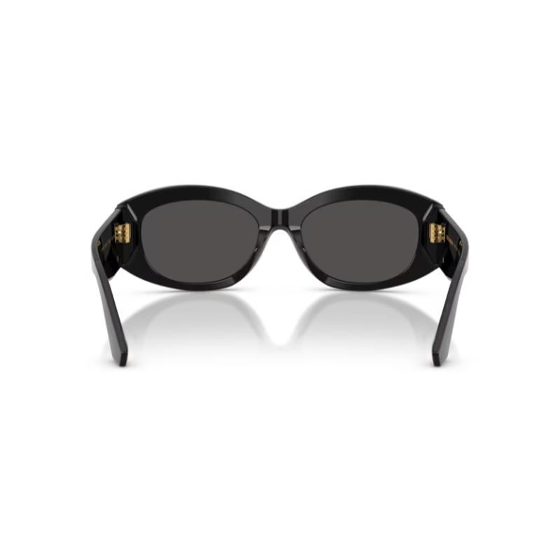 Dolce & Gabbana DG4502 Sunglasses Black Frame with Dark Grey Lens