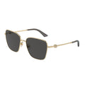 Jimmy Choo JC4005HB Sunglasses Pale Gold Frame with Dark Grey Lens