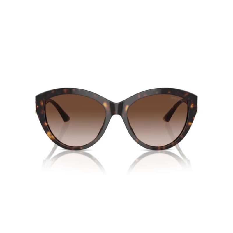 Jimmy Choo JC5007 Sunglasses Havana Frame with Gradient Brown Lens