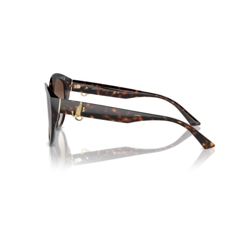 Jimmy Choo JC5007 Sunglasses Havana Frame with Gradient Brown Lens