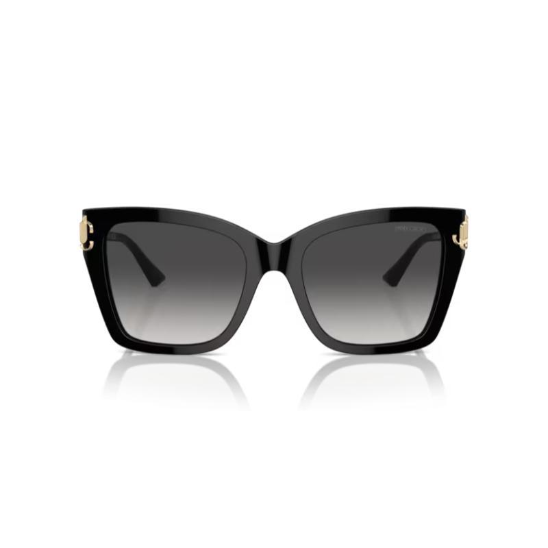Jimmy Choo JC5012 Sunglasses Black Frame with Polarized Gradient Grey Lens