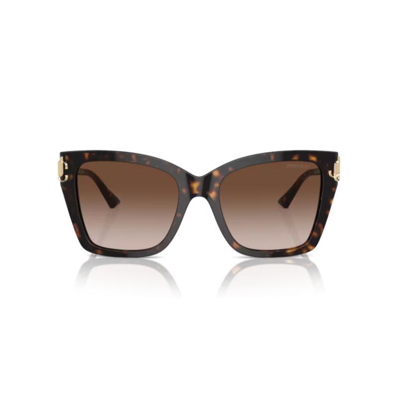 Jimmy Choo JC5012 Sunglasses Havana Frame with Gradient Brown Lens