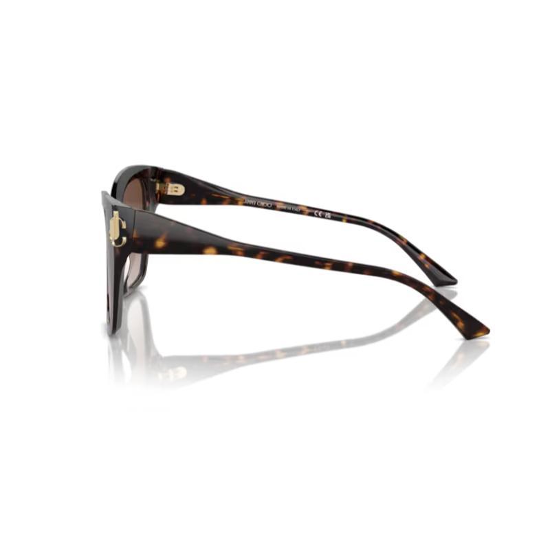 Jimmy Choo JC5012 Sunglasses Havana Frame with Gradient Brown Lens