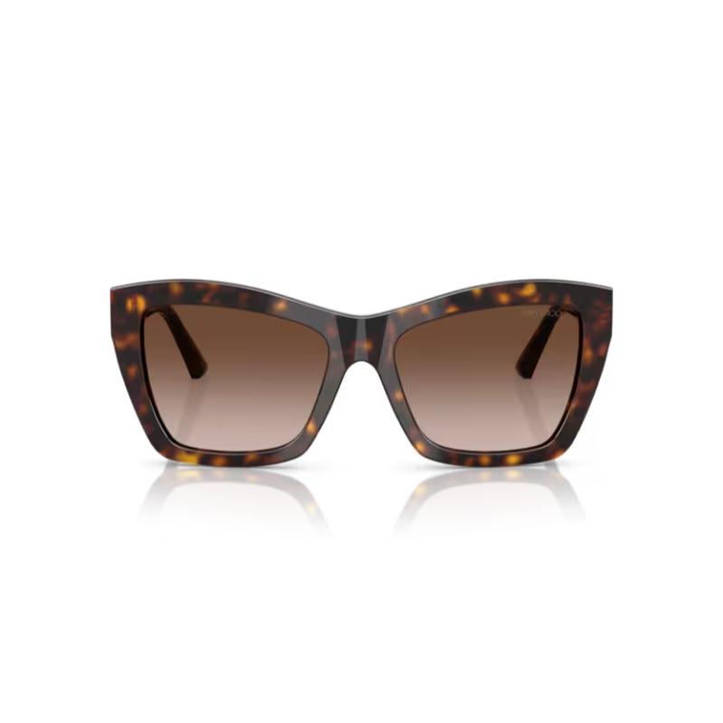 Jimmy Choo JC5031 Sunglasses Havana Frame with Gradient Brown Lens