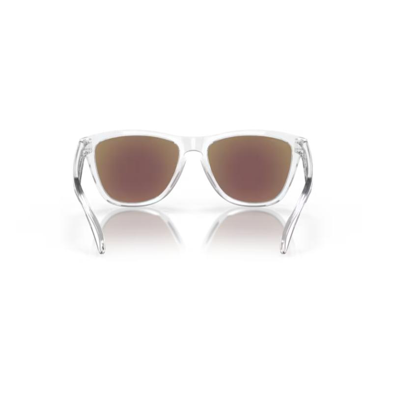 Oakley Frogskins Crystal Clear Frames with PRIZM Sapphire Lenses