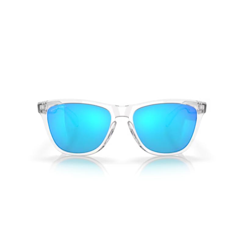 Oakley Frogskins Crystal Clear Frames with PRIZM Sapphire Lenses