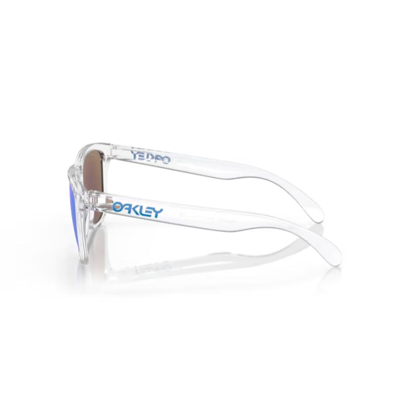 Oakley Frogskins Crystal Clear Frames with PRIZM Sapphire Lenses