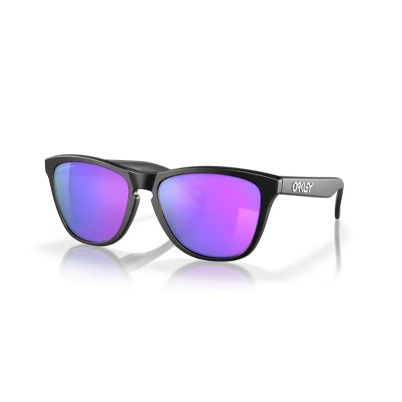 Oakley Frogskins Matte Black Frame Prizm Violet Lens