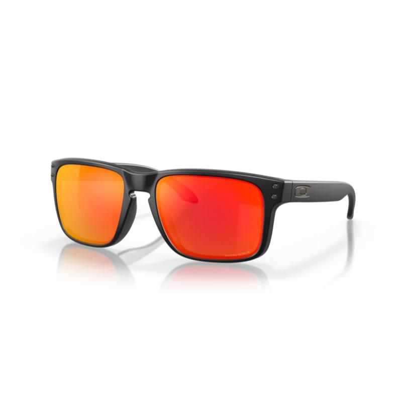 Oakley Holbrook Polished Black Frame Prizm Ruby Polarized Lens