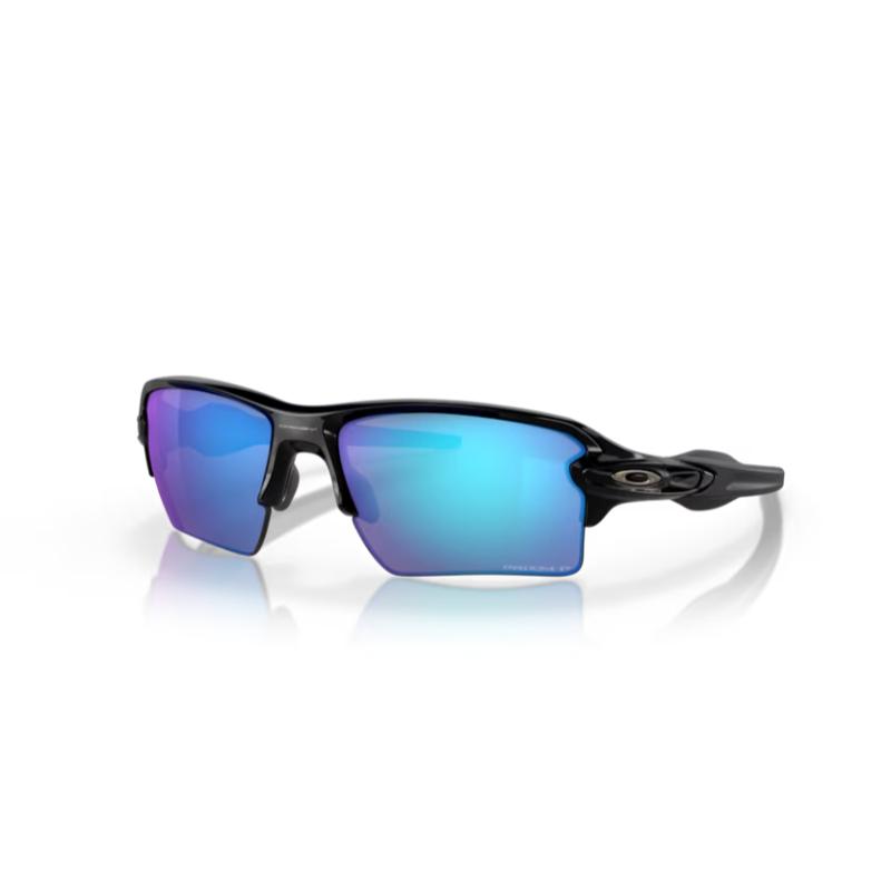 Oakley Flak 2.0 XL Polished Black Frame with PRIZM Sapphire Polarized Lenses