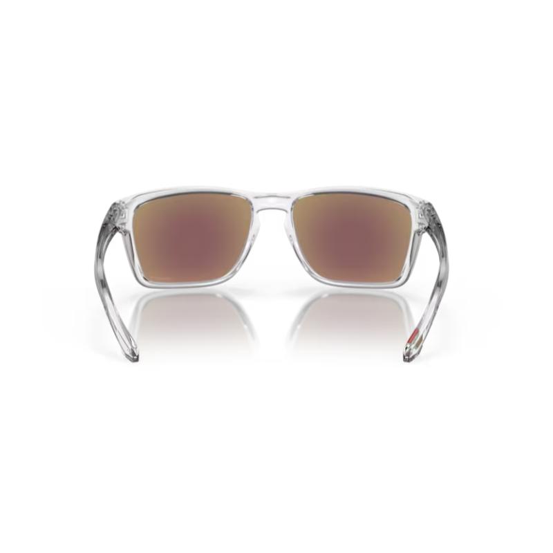 Oakley Sylas Polished Clear Frame Prizm Sapphire Lens