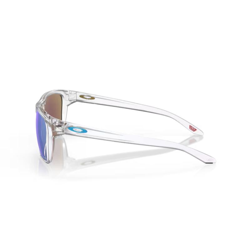 Oakley Sylas Polished Clear Frame Prizm Sapphire Lens