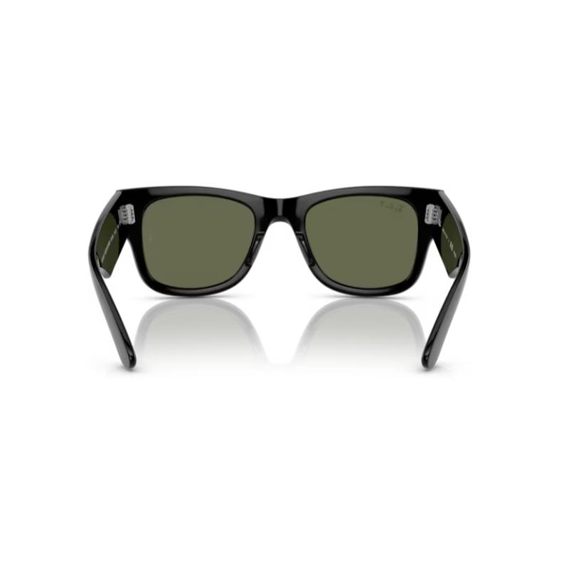 Ray-Ban Mega Wayfarer Black with Green Polarized Lens