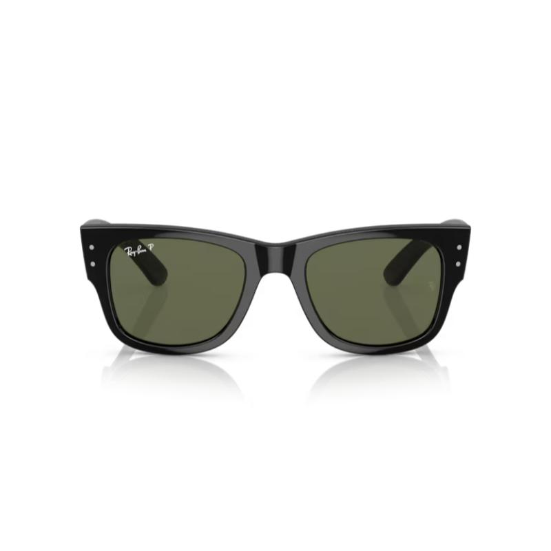 Ray-Ban Mega Wayfarer Black with Green Polarized Lens