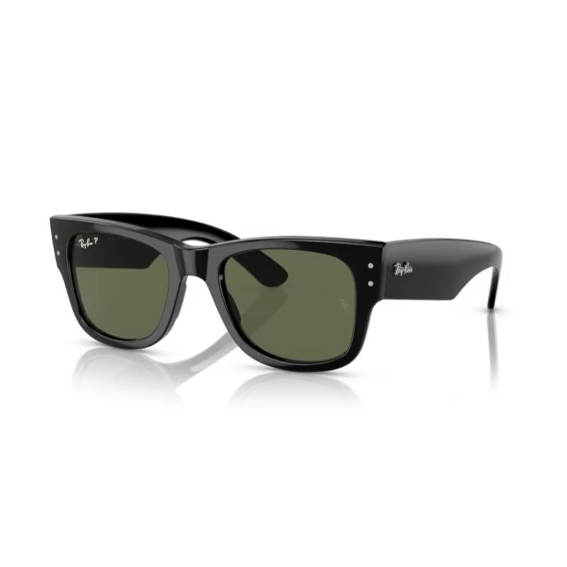 Ray-Ban Mega Wayfarer Black with Green Polarized Lens