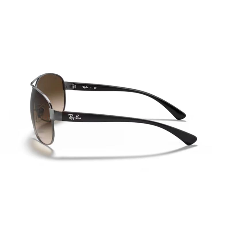 Ray-Ban Metal Wrap Around Style Sunglasses - Gunmetal Grey