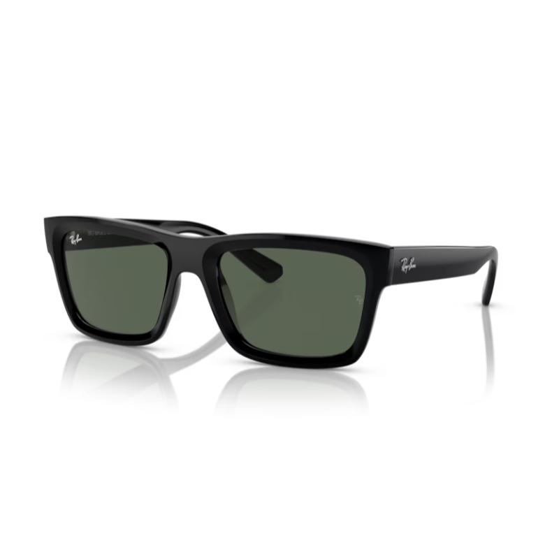 Ray-Ban Warren Black with Dark Green Lens