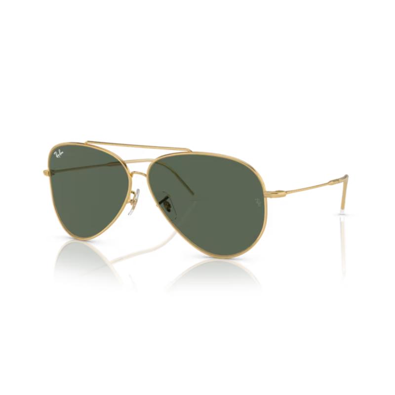 Ray-Ban Aviator Reverse Arista Frame &  Dark Green Lens