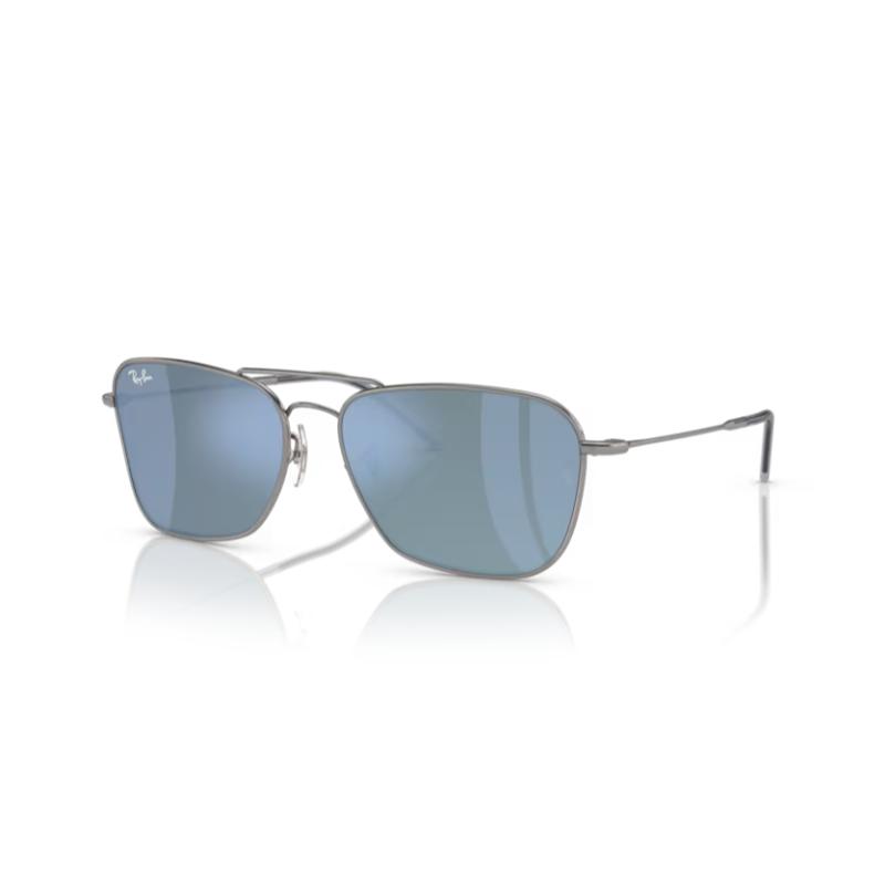 Ray-Ban Caravan Reverse Gunmetal Frame &Light Blue Lens