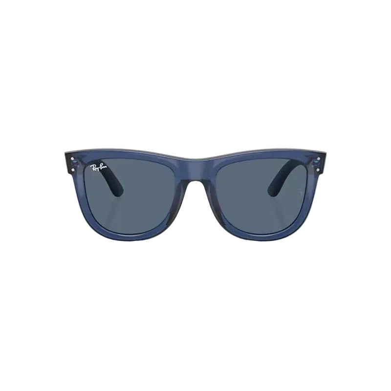 Ray-Ban Boyfriend Reverse Transparent Navy-Blue Frame & Dark Blue Lens