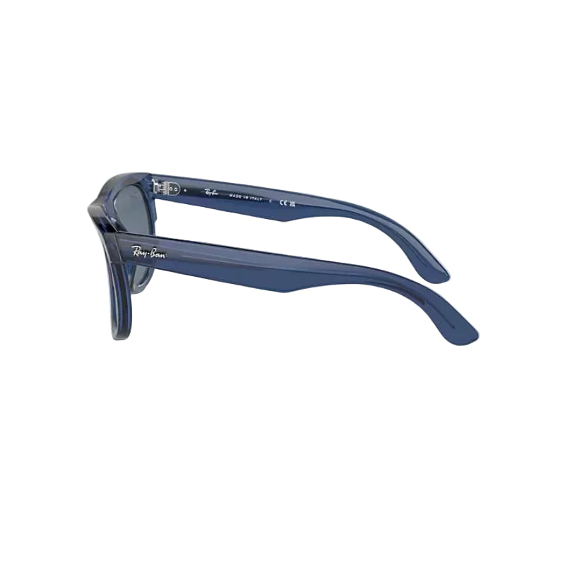 Ray-Ban Boyfriend Reverse Transparent Navy-Blue Frame & Dark Blue Lens