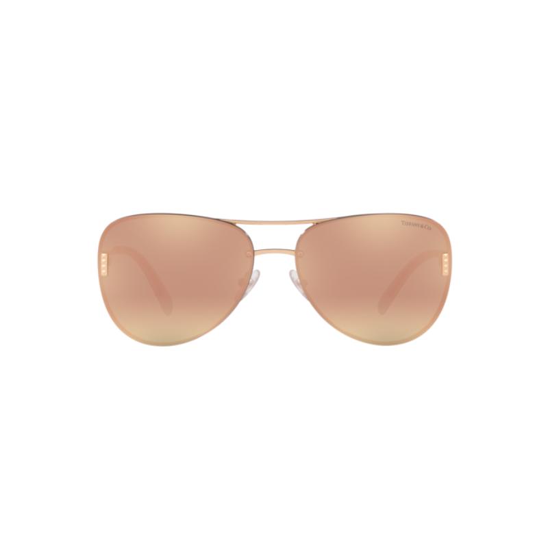 Tiffany & Co TF3066 Rubedo Frame with Grey Mirror Rose Gold Lens