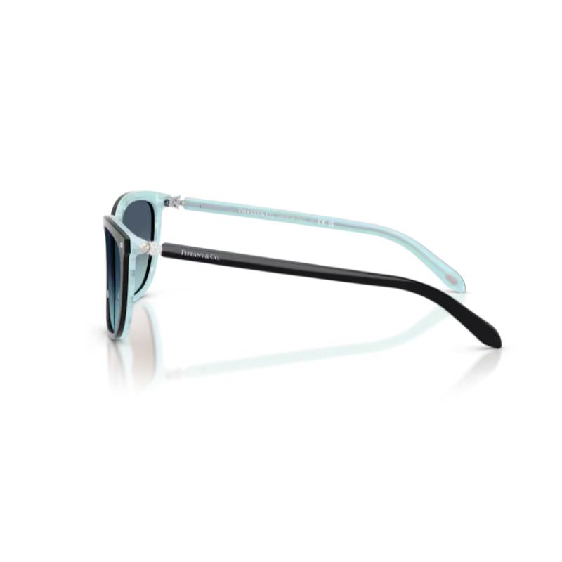 Tiffany & Co TF4105HB Black on Tiffany Blue with Tiffany Blue Gradient Lens
