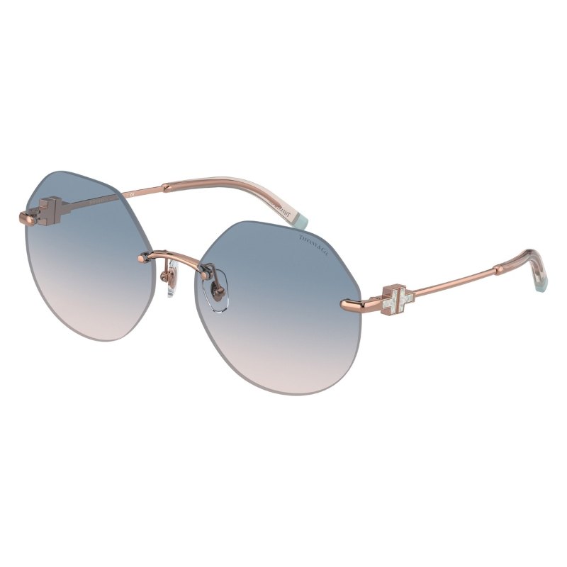 Tiffany & Co TF3077 Rubedo Frame with Blue Lens