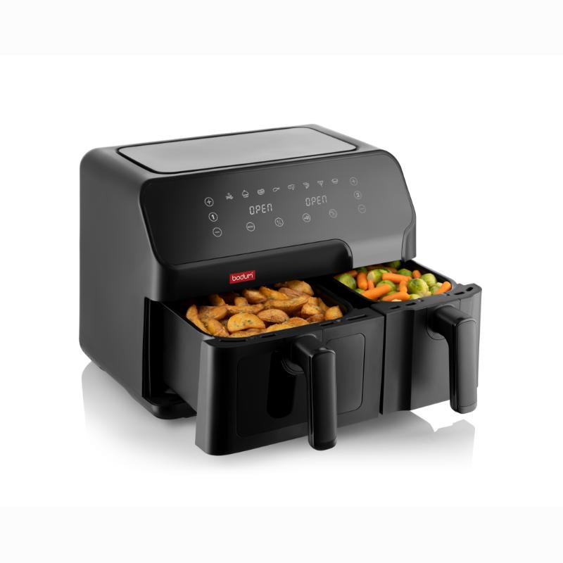 Bodum MELIOR Air Fryer L, 2 compartment 5.1 L & 3.2 L, 2700 W