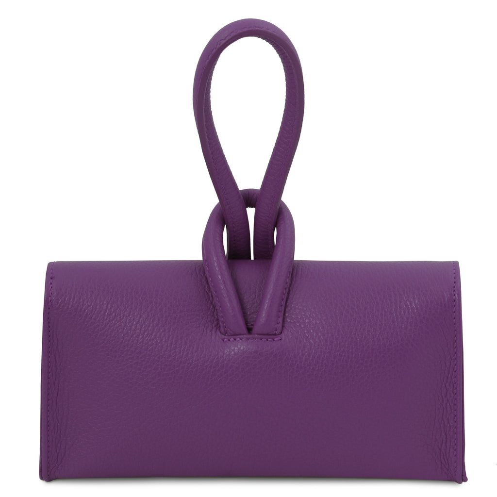 Tuscany Leather TL Clutch Bag Purple