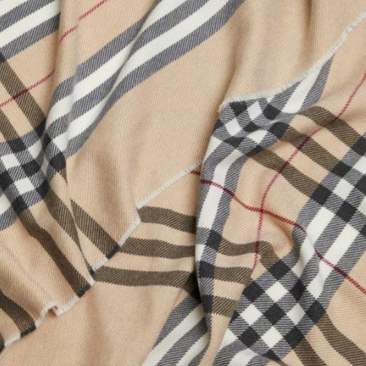 Foxford Extra Fine Merino Wool Scarf Classic Camel