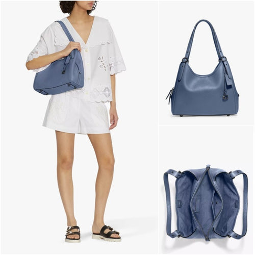 Coach Lori Shoulder Bag - V5/Washed Chambray