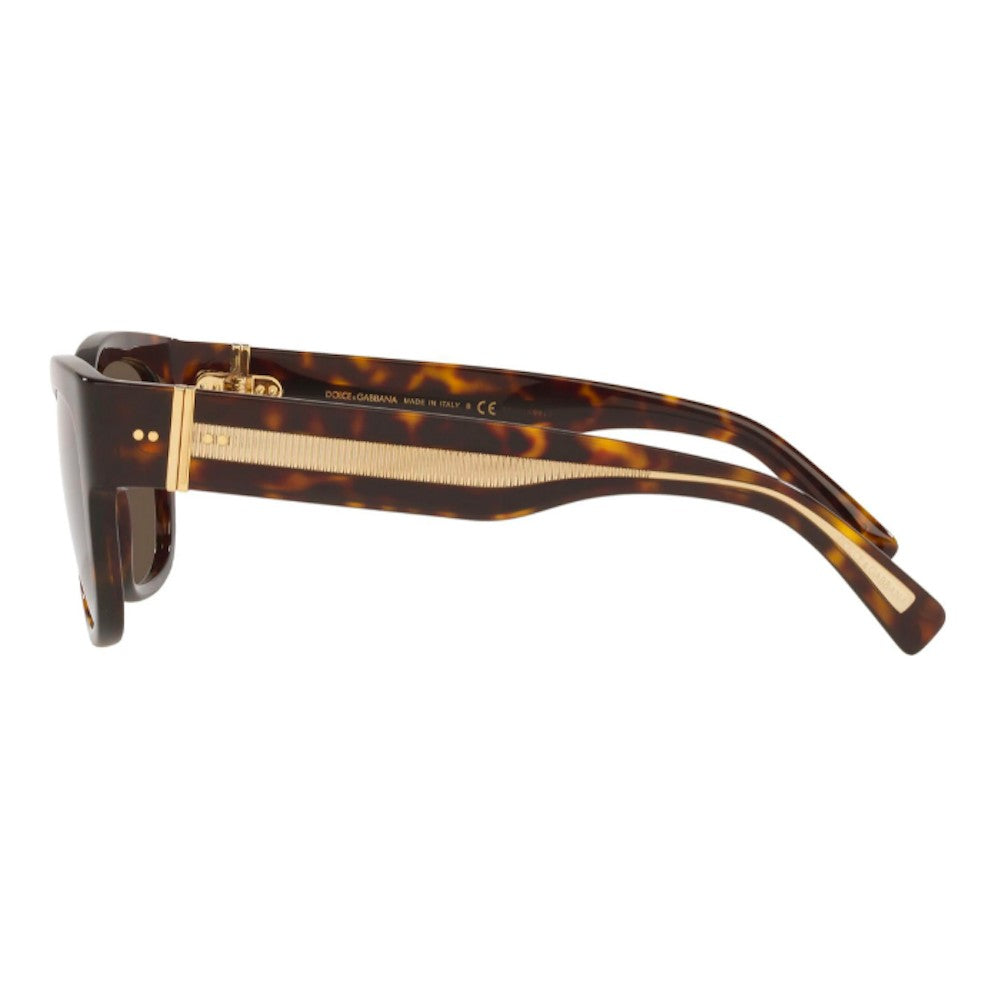 Dolce & Gabbana DG4390 Havana Frame with Dark Brown Lens