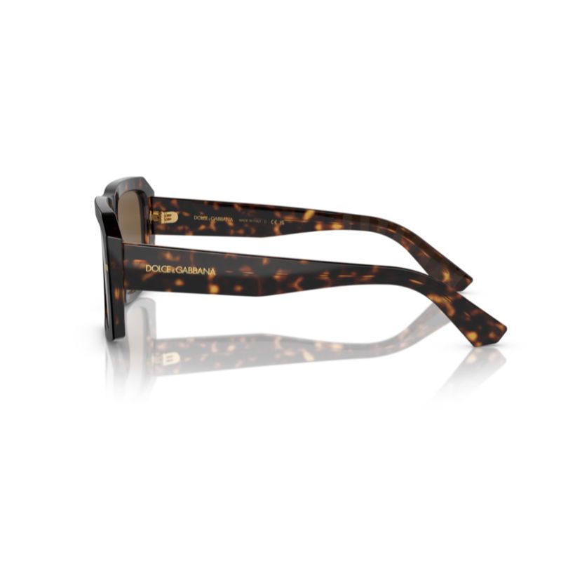Dolce & Gabbana Mens Lusso Sartoriale sunglasses  Havana Dark Brown Lens