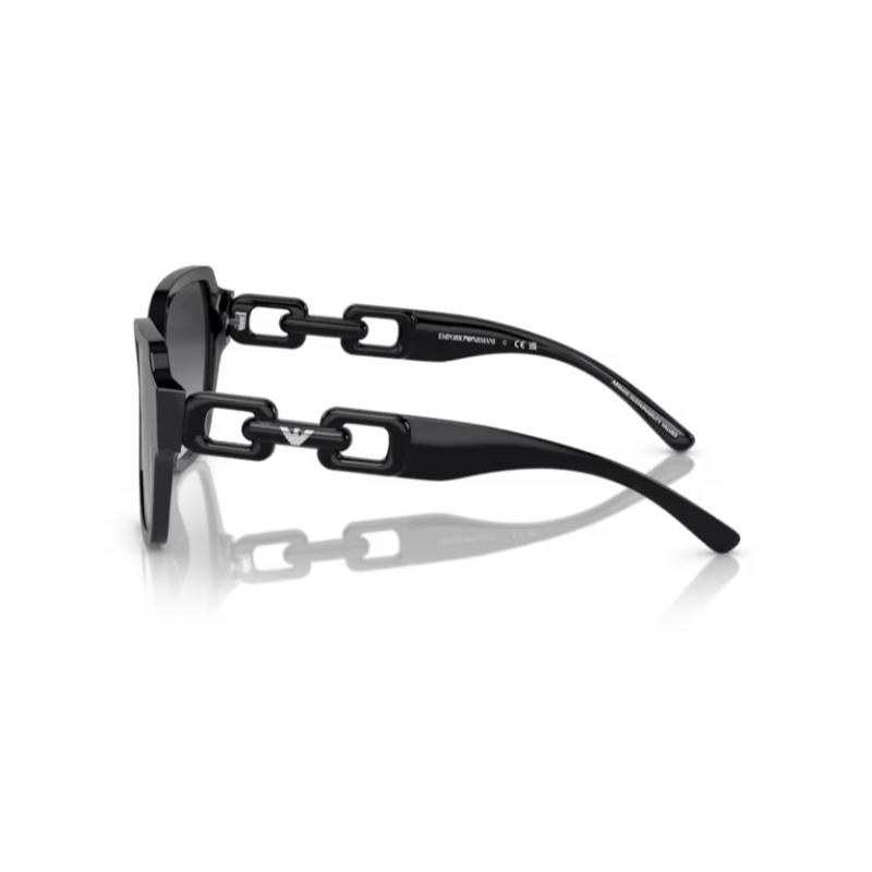 Emporio Armani Shiny Black Frame with Gradiant Grey Lens