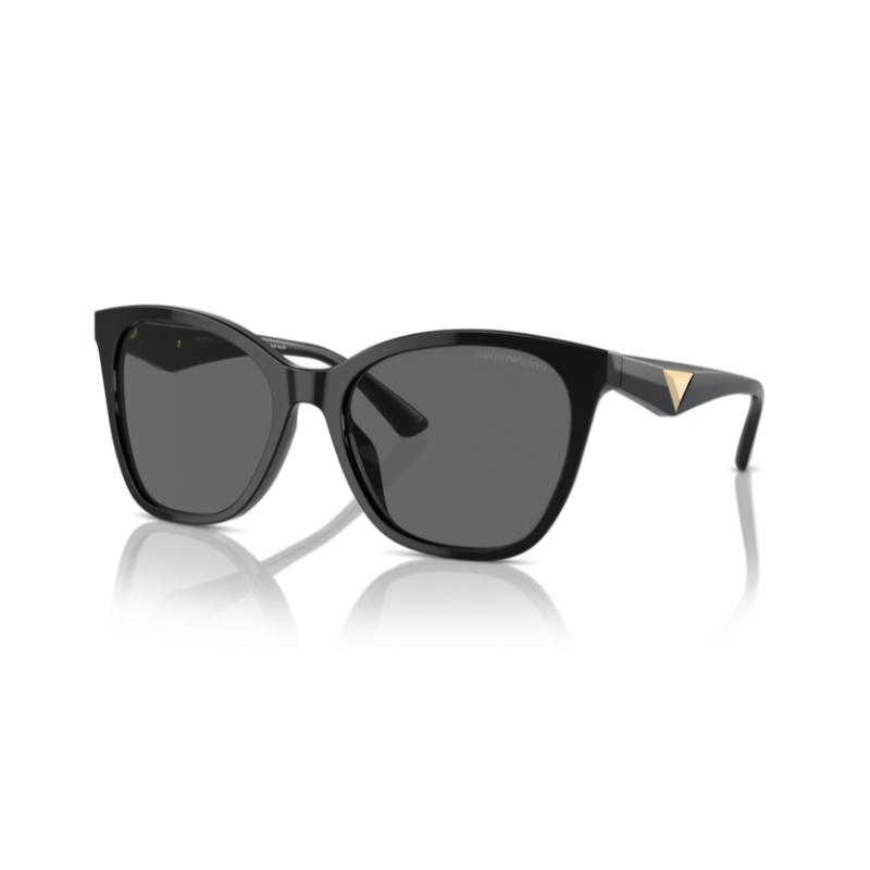 Emporio Armani Shiny Black Frame with Dark Grey Lens