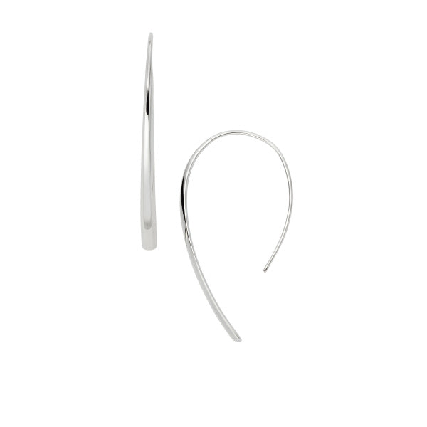 Fossil Bevel Hoop Earrings