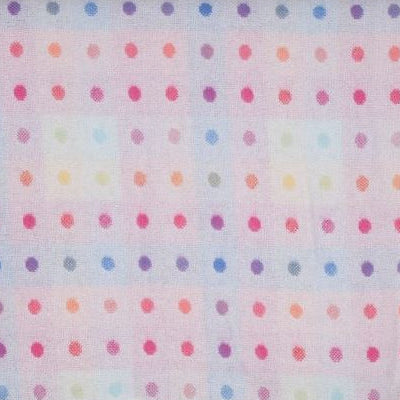 Foxford Brights Multispot Blanket - Grey