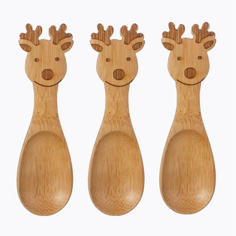 Sass & Belle Bamboo Christmas Spoons