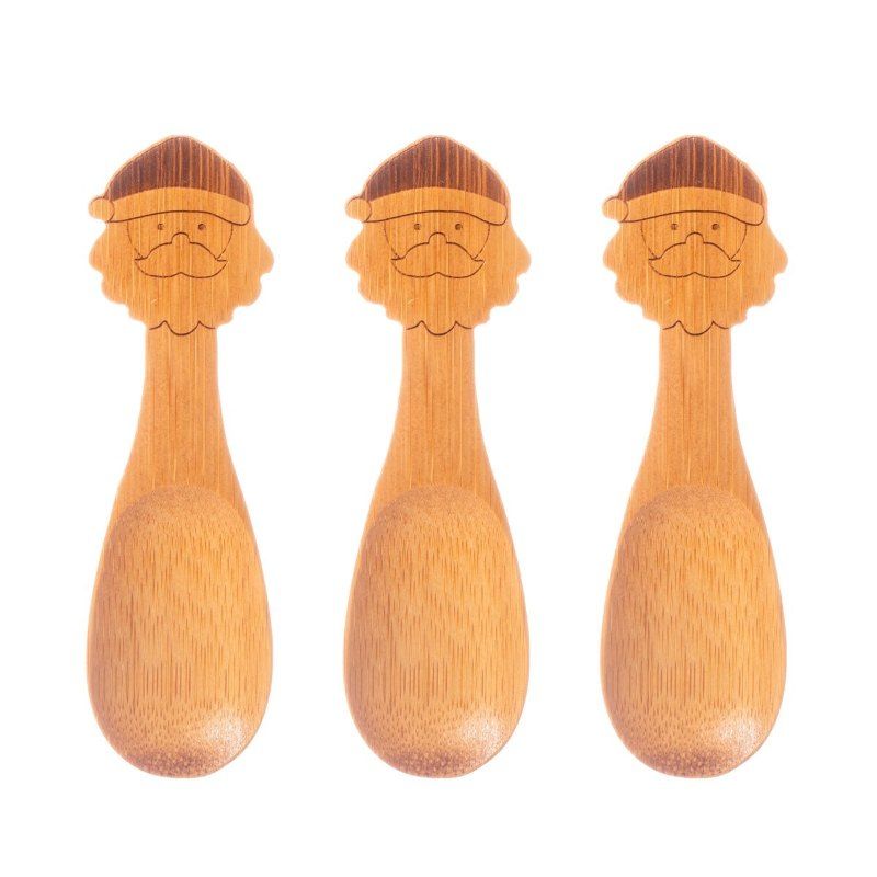 Sass & Belle Bamboo Christmas Spoons