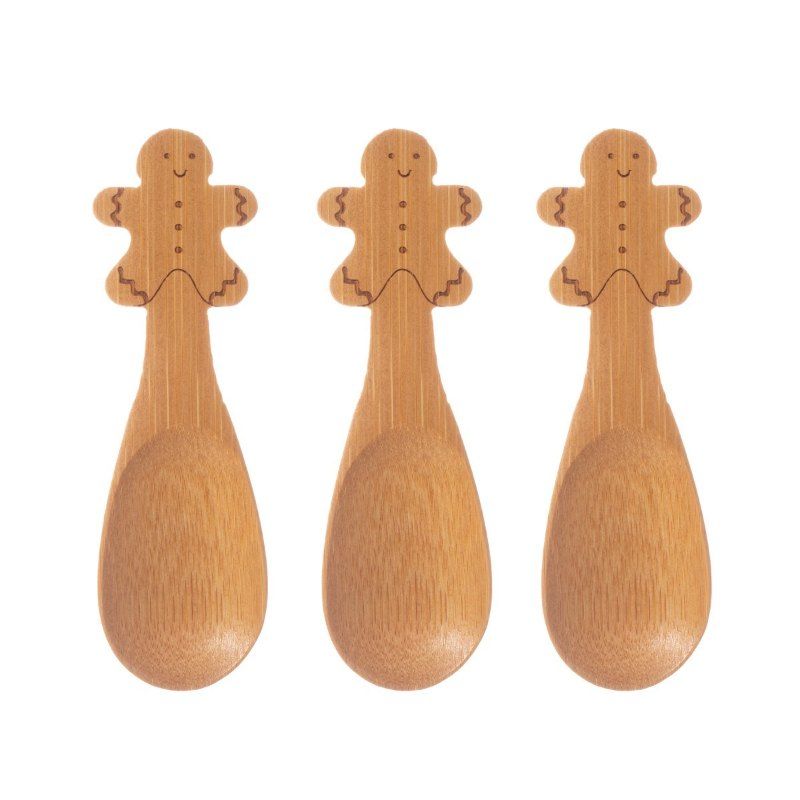 Sass & Belle Bamboo Christmas Spoons