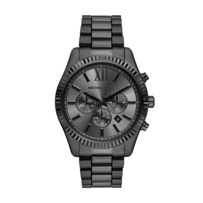 Michael Kors Lexington Black Chronograph Watch