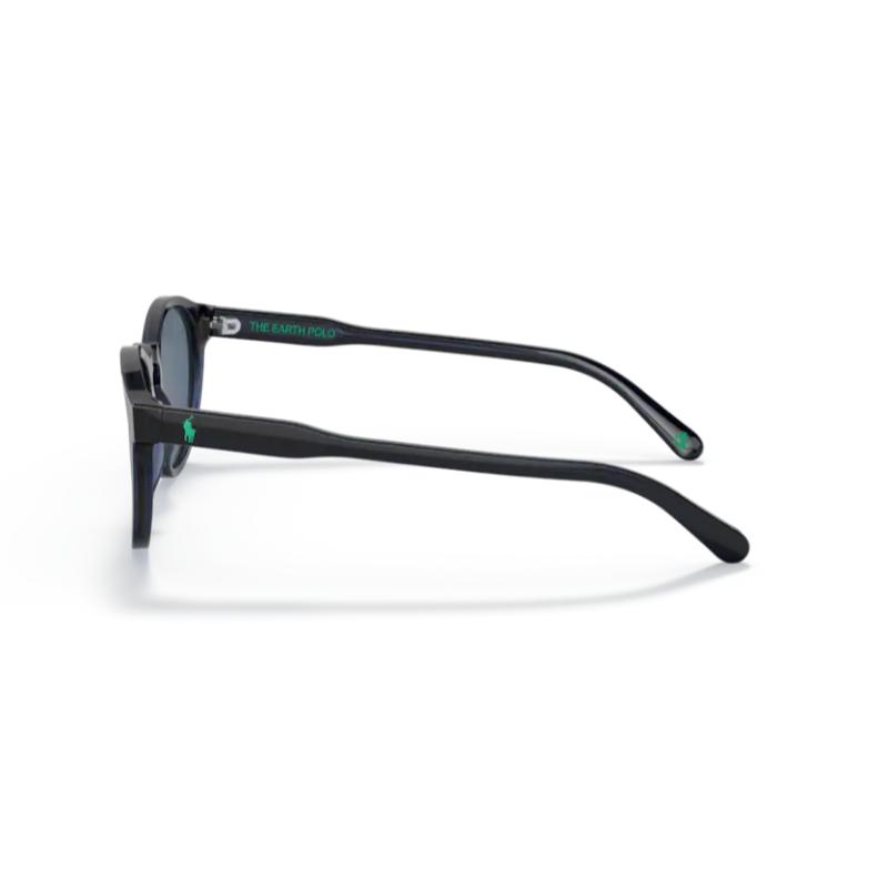 Polo By Ralph Lauren Earth Polo Sunglasses PH4172 Shiny Blue / Dark Blue