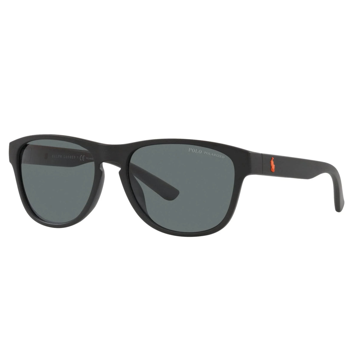 Polo By Ralph Lauren PH4180U Matte Black / Polar Dark Grey Polarized Sunglasses
