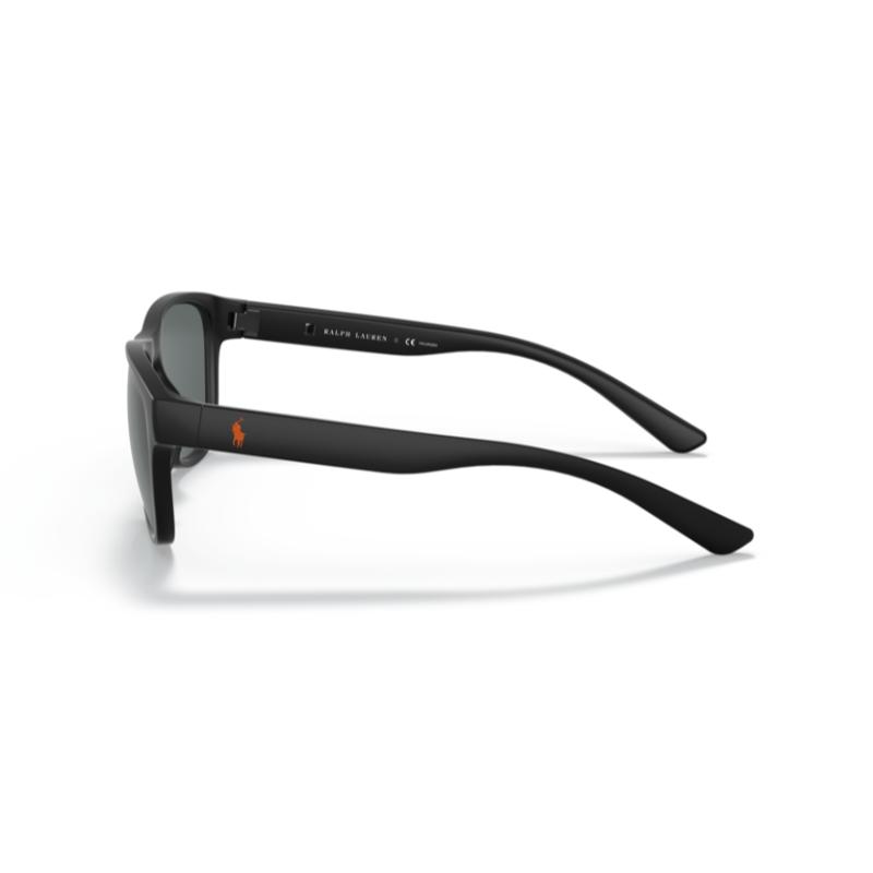 Polo By Ralph Lauren PH4180U Matte Black / Polar Dark Grey Polarized Sunglasses