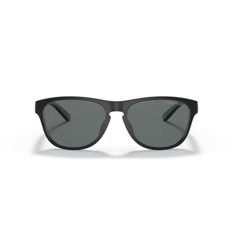Polo By Ralph Lauren PH4180U Matte Black / Polar Dark Grey Polarized Sunglasses