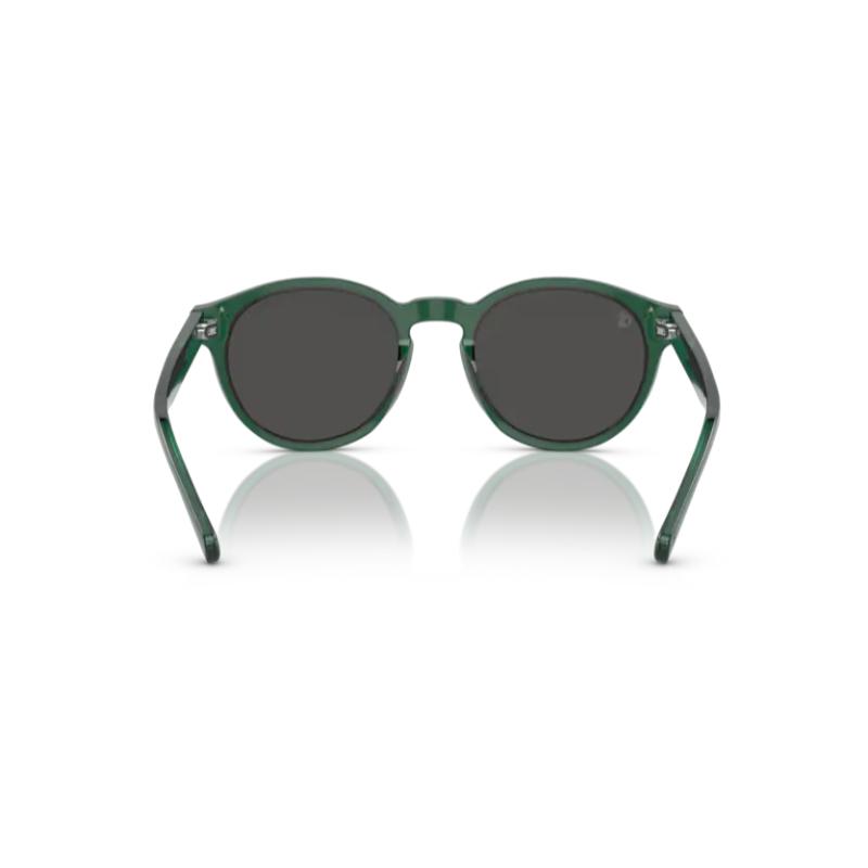 Polo By Ralph Lauren Earth PH4192 Shiny Transp. Green / Dark Grey Sunglasses